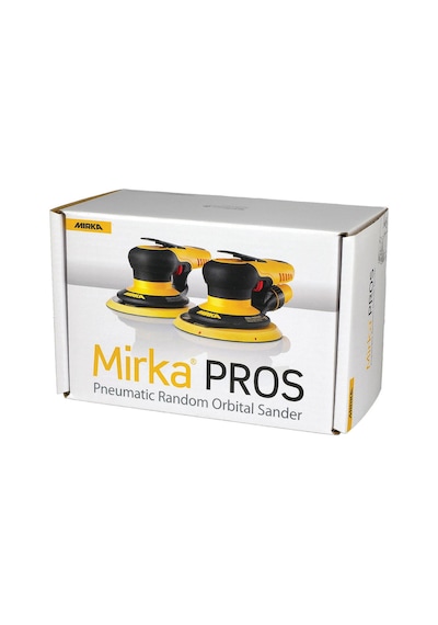 Mirka Pros 550CV Ø125MM 5.0 MM Orbit Havalı Zımpara Makinesi Mirka Pros 550CV Ø125MM 5.0 MM Orbit Havalı Zımpara Makinesi