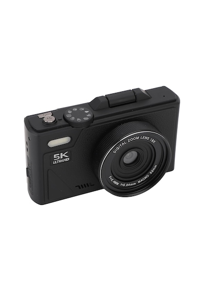 Çeşithane 75mp Hd Retro Dijital Kamera 18x Dijital Zoom, 3 Ekran, Autofocus, Gülümseme Algılama, Siyah