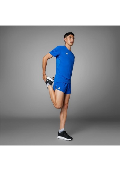 Adidas Erkek Mavi T-shirt Adızero E Tee It1469 Mavi