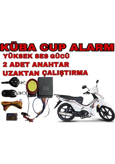 Küba Ege-Rainbow-Reiz-Kee Alarm 50-100 Cc Motor Alarmı Pil Destek N11.1894