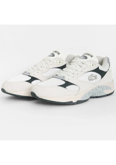 Lacoste Storm 96 Lo Vintage Hakiki Deri Erkek Beyaz Sneaker Beyaz