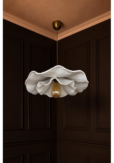 Lioraa Lighting Flora Mono 45 Cm Sarkıt Avize Kırık Beyaz
