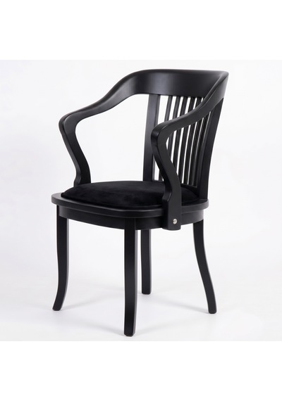 Throne Ahşap Yemek Sandalyesi Siyah