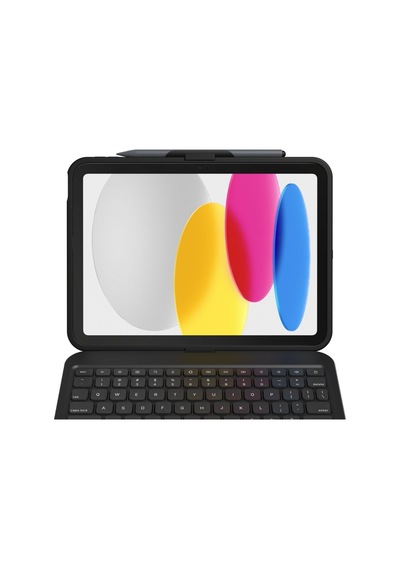 Zagg Tough Keys Apple Uyumlu iPad 11 A16 / 10.9 Ipx7 Klavyeli Kılıf Türkçe 103119801