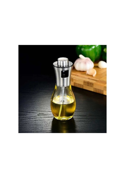 Paslanmaz Çelik Başlıklı Cam Spray Yağdanlık Evimdeyokyok Çok Renkli