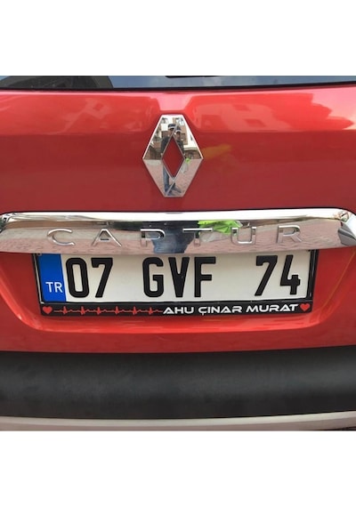 Kişiye Özel Isimli Pleksi Plakalik (2 Adet) 531226232