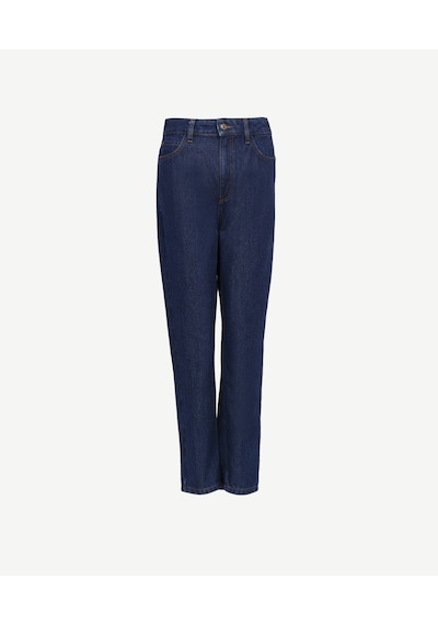 Yargıcı Mom Fit Denim Pantolon Koyu İndigo