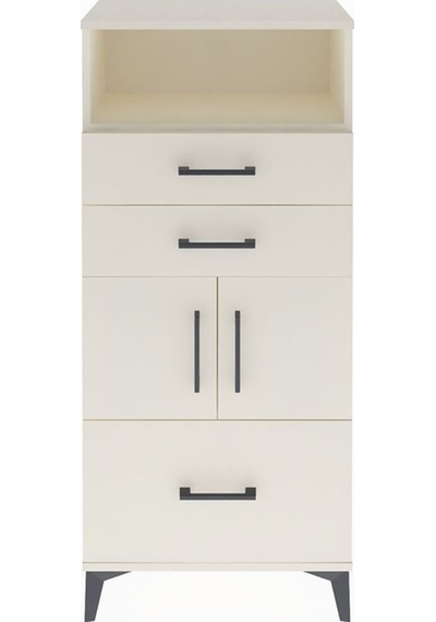 Arges Dolap 2 Raflı 3 Çekmeceli 2 Kapaklı 60x30x134 Aytaşı-ay... Aytaşı