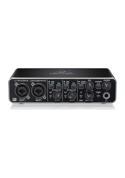 Behringer UMC204HD 24-Bit/192Khz 2 x 4 Usb Ses Kartı Behringer UMC204HD 24-Bit/192Khz 2 x 4 Usb Ses Kartı