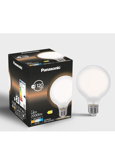 Ayrex Panasonic Filament Ampul E27 13w 2000lm 2700k Milky