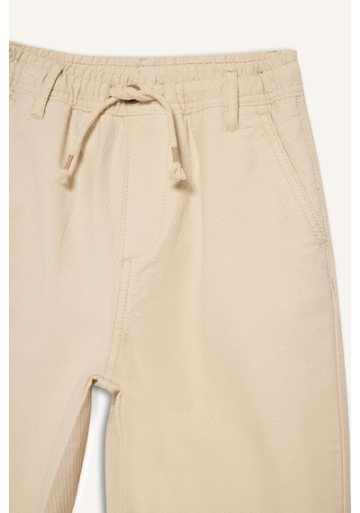 Defacto Carrot Fıt Düz Paça Gabardin Pantolon Erkek Çocuk G6733a826sper134 Ekru-er134