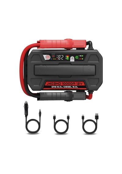 Lokithor J403hd 12v 10.000amp Li-polimer Akıllı Akü Takviye + Powerbank + Led Lamba