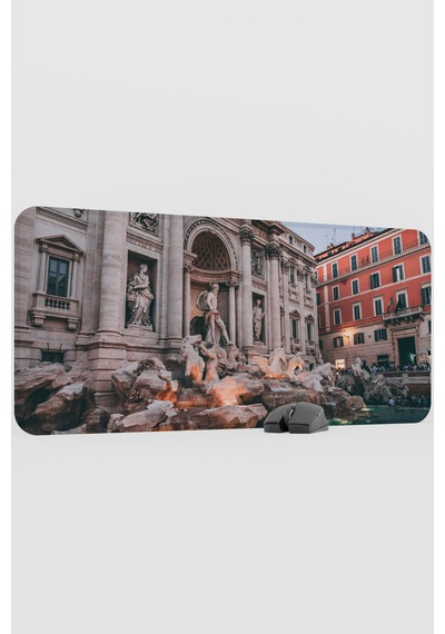 Roma İtalya V2 90x40 Xxl Gaming Kauçuk Kaymaz Taban Mouse Pad Fare Altlığı