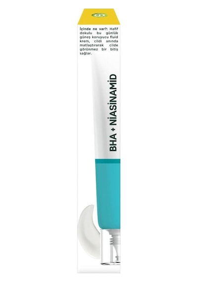 Garnier BHA + Niasinamid Fluid Günlük Güneş Koruyucu Yüz Kremi SPF50+ 40 ML