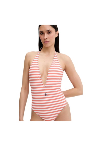 Calvin Klein Kadın Turuncu Derin V Yaka Mayo Lv00q61216-16310