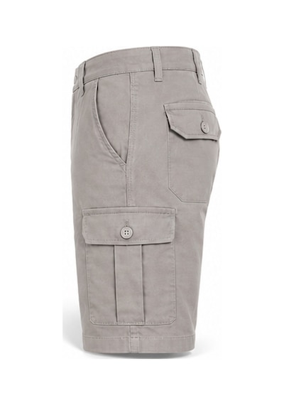 Serseri Jeans Erkek Likralı Kargo Şort Rahat Kalıp Çok Cepli Premium Günlük Casual Yazlık Şort Kül Beji