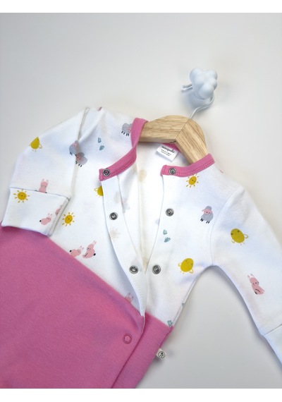 Sezgibaby Kız Bebek Tulum Pembe
