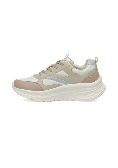Kinetix Lındsey Pu W 5pr Ekru Kadın Comfort Sneaker Spor Ayakkabı Ekru