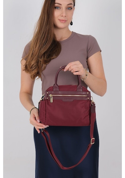 Silver Polo Sp1219 Kadın El Çantası Saten Bordo-bordo