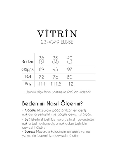 Vitrin Bel Kısmı Güpürlü V Yaka Cepli Elbise Vizon
