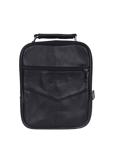 Strong Bag Strong Kasalı Siyah Erkek Küçük Boy El Çantası, Omuz Çantası Ndel Siyah