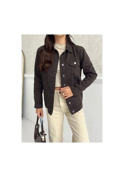 Kene Jeans Keten Füme Boyfriend Tam Kalıp Düğmeli Ceket Çok Renkli