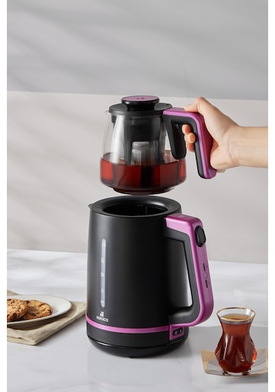 Karaca Maxi Tea XL 2in1 Cam Demlikli Çay Makinesi ve Kettle