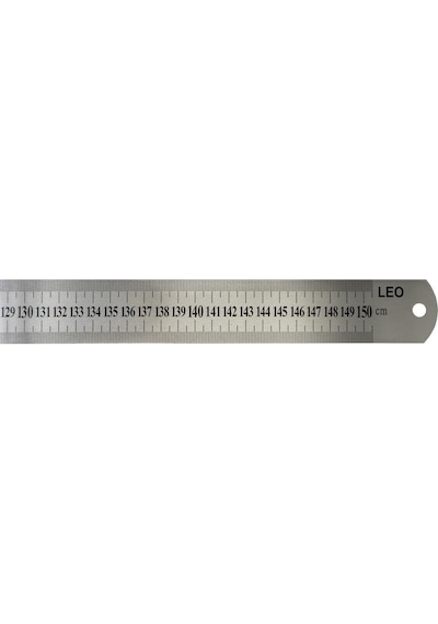Leo Çift Taraflı Çelik Cetvel 1500 X 40 Mm