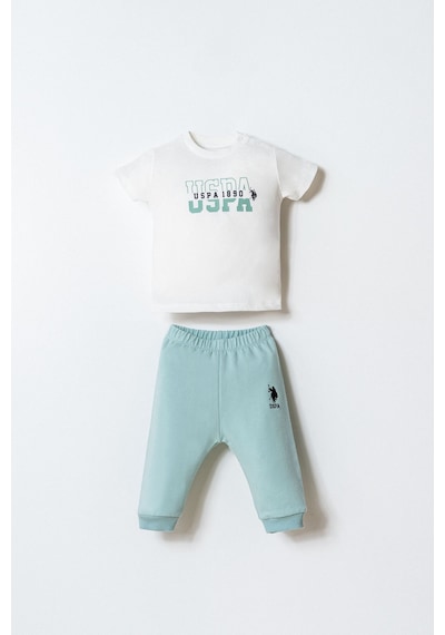 U.s. Polo Assn. Erkek Bebek Yeşil 3lü Takım 5274-50031 Yeşil