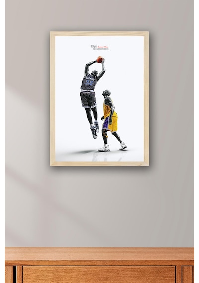 Shaquille O'neal Çerçeveli Tablo - Basketbol Nba Posteri Tablo