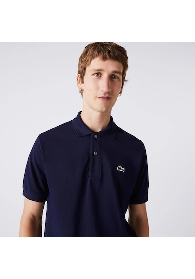 Lacoste Erkek Klasik Pike Kumaş Polo T-shirt Lacivert