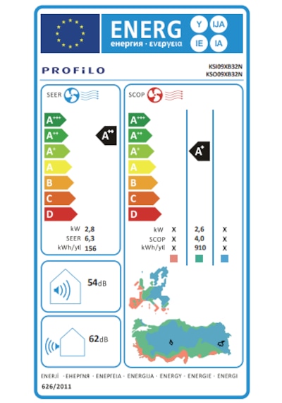Profilo KSX09XB32N A++ 9.000 BTU Duvar Tipi Klima