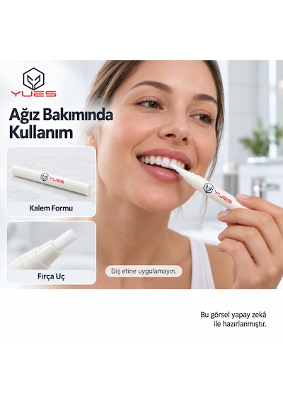 Yues Pap Diş Beyazlatma Kalemi 3'lü Set 3 X 2 Ml