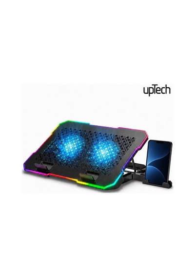Uptech Rgb Laptop Soğutucu 2 Fanlı Ayarlanabilir Standlı Notebook Soğutucu