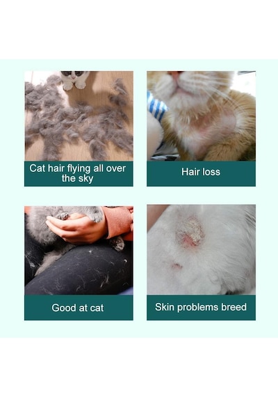 Aee Kedi Köpek Tüy Açıcı Tarak / Tek Taraflı Gıdık Açıcı Metal Dişli Pet Tarağı / Tüy Toplama &amp Kı