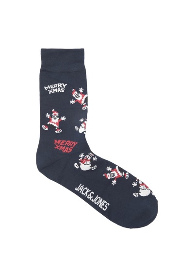 Jack & Jones Jacsanta Xmas Socks Giftbox Erkek Lacivert Çorap - 12221911