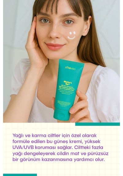 Matte's Up - Spf 50+ Yağlı Ve Karma Ciltler İçin Matlaştırıcı Et