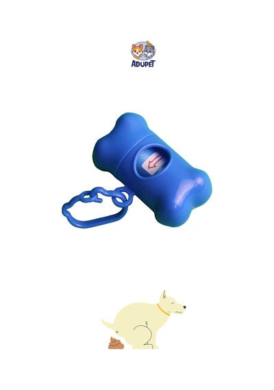 Köpek Kemik Şeklinde Plastik Kaka Poşetlik - 666649111