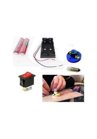 Tuğra Elektrik Deney Seti Öğrenci Deney Seti Okul Seti 2 Li