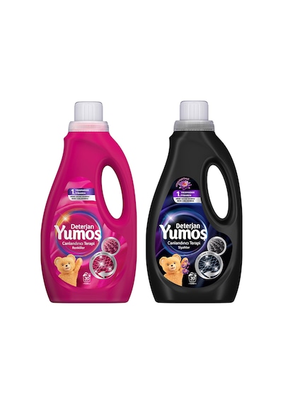 Yumoş Sıvı Deterjan 1500 Ml Renkliler-siyahlar 2 Li Set 1500 ML