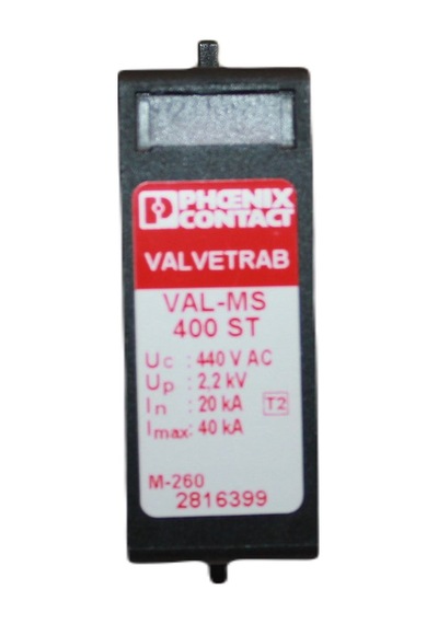 Phoenix Contact VAL-MS 400 ST 400V Tip 2 Aşırı Gerilim Koruma Fişi (Yıldırım Koruma Modülü)
