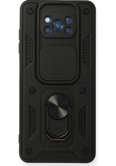 Xiaomi Poco X3 Pro Ve X3 Kilif Kamera Sürgülü Standli Lüx Silikon 529148797