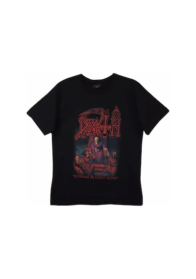Death Baskılı T-Shirt 001