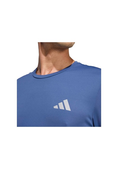 Adidas Erkek T-shirt Run Ess Tee M Kb5959 Mavi