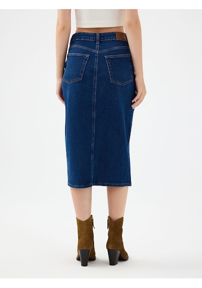 LOFT Slim Fit Kadın Etek Lf2041125 Q1.v1 Denim