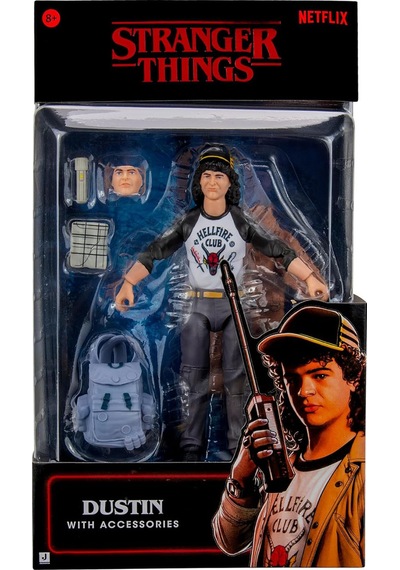 Stranger Things Aksiyon Figürü - Dustin 16 Cm Strt0050