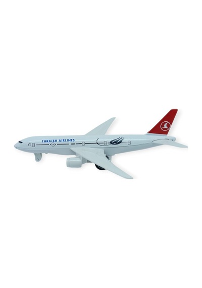 Çek Bırak Metal Yolcu Uçağı - 15 Cm - Küçük Boy