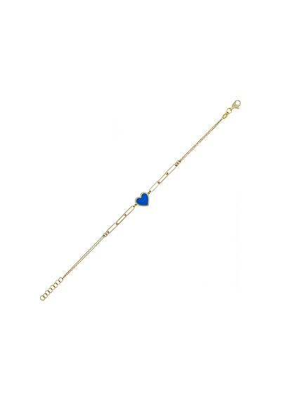 Altın Kalp Bileklik T075908 Sarı Altın