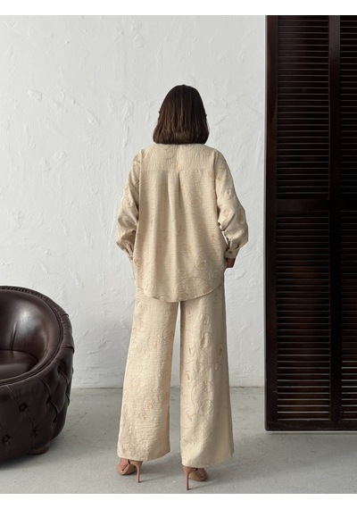 Verymoda Nakışlı Pantolon F1900 Taş Desen 2