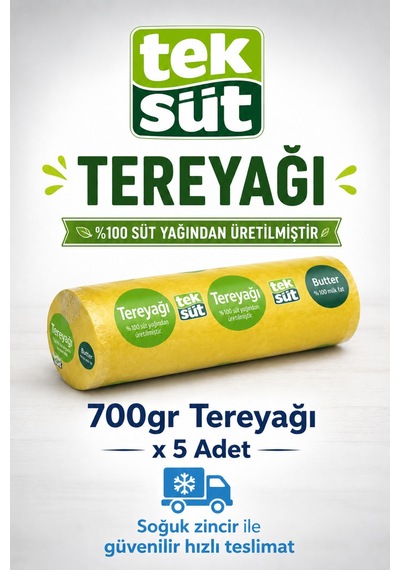 Tereyağ 700 Gr X 5 Adet